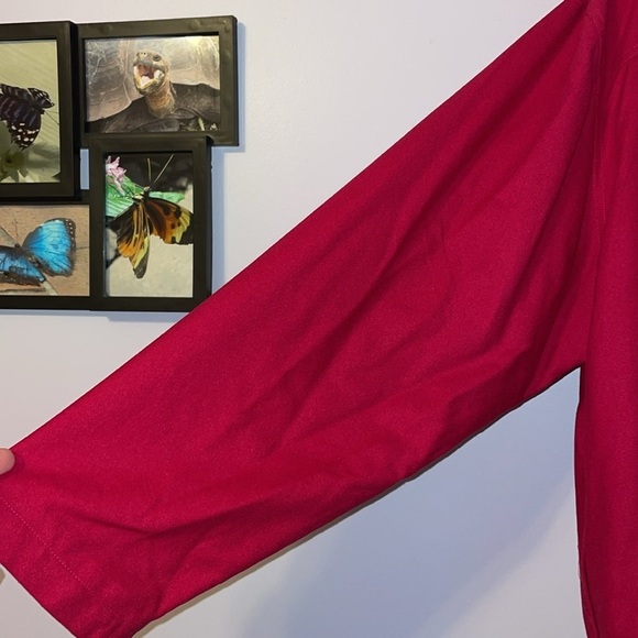 Great Cavalier by St. Paul pink Silk Embroidered Blazer Jacket size 2X Vintage - Picture 14 of 16